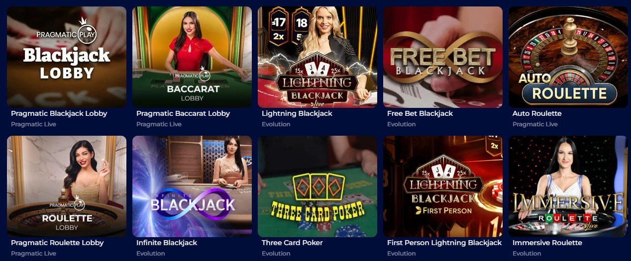 winbit casino all live games